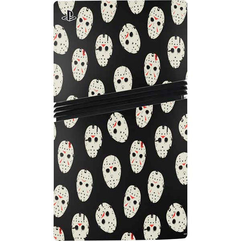 Warner Bros Friday the 13th Jason Voorhees Pattern PS5 Pro Disk Console Skin