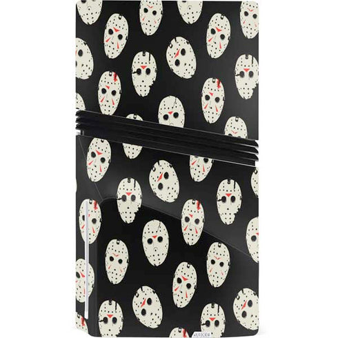 Warner Bros Friday the 13th Jason Voorhees Pattern PS5 Pro Disk Console Skin