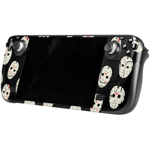 Warner Bros Friday the 13th Jason Voorhees Pattern Steam Deck Handheld Gaming Computer OLED Skin