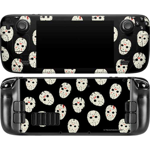 Warner Bros Friday the 13th Jason Voorhees Pattern Steam Deck Handheld Gaming Computer Skin