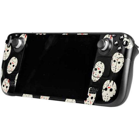 Warner Bros Friday the 13th Jason Voorhees Pattern Steam Deck Handheld Gaming Computer Skin