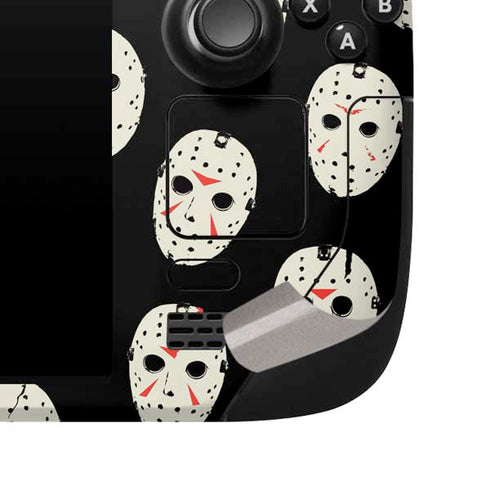 Warner Bros Friday the 13th Jason Voorhees Pattern Steam Deck Handheld Gaming Computer Skin