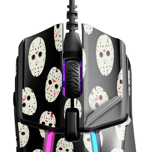 Warner Bros Friday the 13th Jason Voorhees Pattern SteelSeries Rival 600 Gaming Mouse Skin