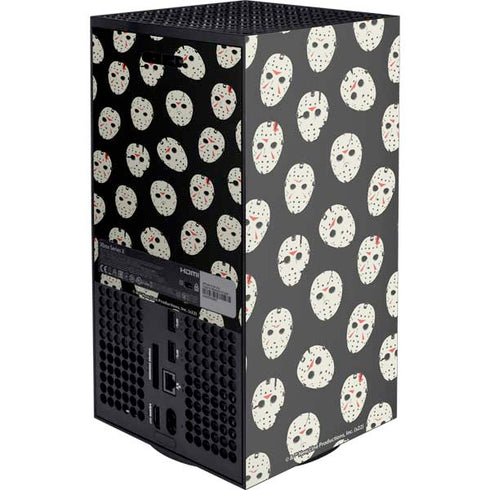 Warner Bros Friday the 13th Jason Voorhees Pattern XBox Series X Digital Edition Console Skin