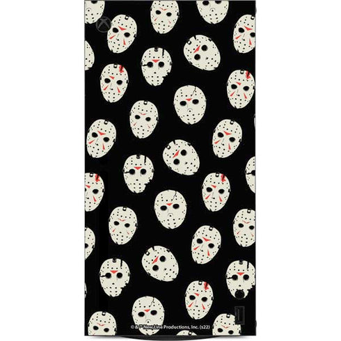 Warner Bros Friday the 13th Jason Voorhees Pattern XBox Series X Digital Edition Console Skin