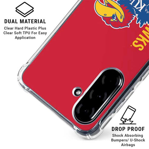 University of Kansas Jayhawks KU Galaxy A36 5G Clear Case