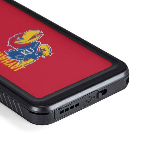 University of Kansas Jayhawks KU Galaxy S24 Plus Waterproof Case