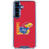 University of Kansas Jayhawks KU Galaxy S25 FE Clear Case