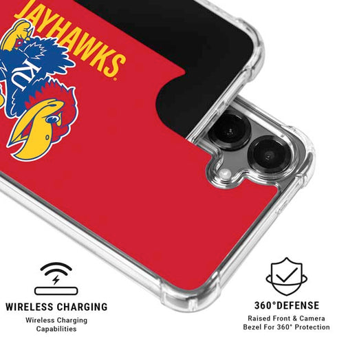 University of Kansas Jayhawks KU Galaxy S26 Plus Clear Case