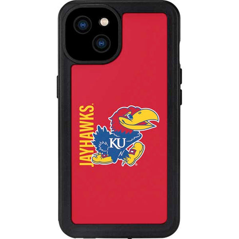 University of Kansas Jayhawks KU iPhone 15 Plus Waterproof Case