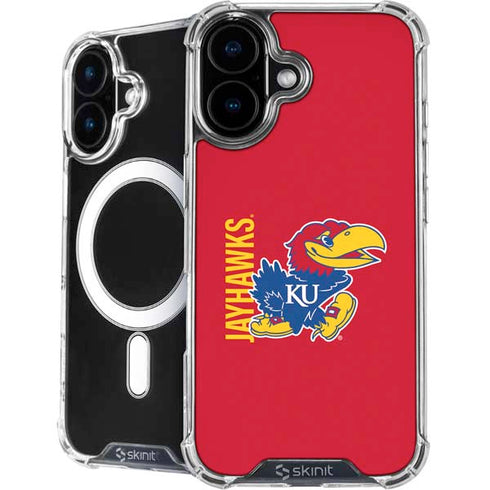 University of Kansas Jayhawks KU iPhone 16 MagSafe Case