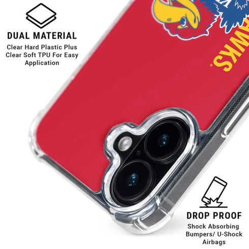 University of Kansas Jayhawks KU iPhone 16 MagSafe Case