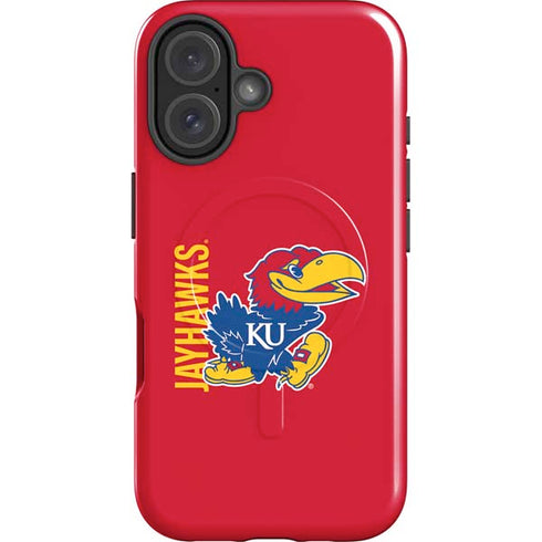 University of Kansas Jayhawks KU iPhone 16 Magsafe Impact Case