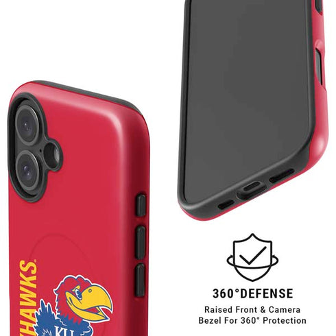 University of Kansas Jayhawks KU iPhone 16 Plus Magsafe Impact Case