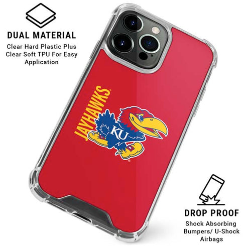 University of Kansas Jayhawks KU iPhone 16 Pro Max Clear Case