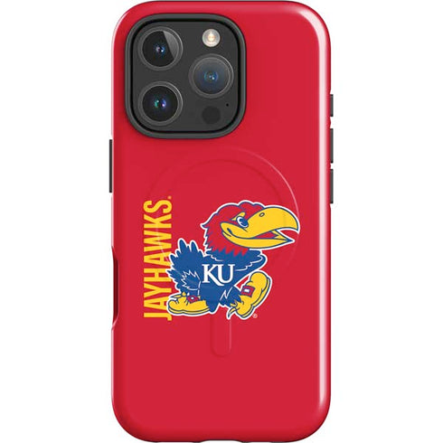 University of Kansas Jayhawks KU iPhone 16 Pro Max Magsafe Impact Case
