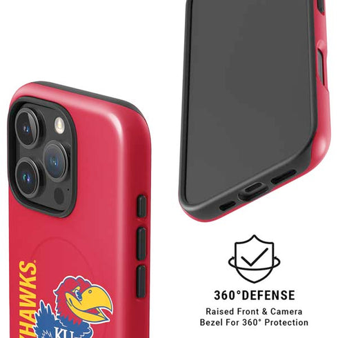 University of Kansas Jayhawks KU iPhone 16 Pro Max Magsafe Impact Case