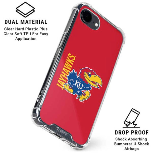 University of Kansas Jayhawks KU iPhone 16e Clear Case