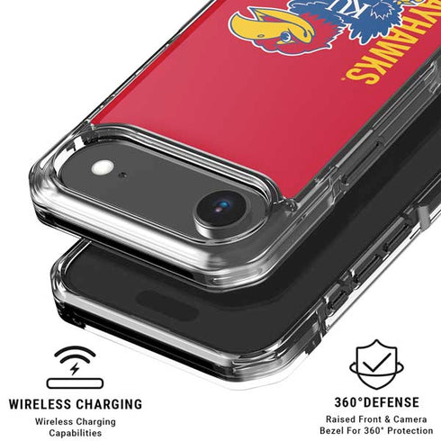 University of Kansas Jayhawks KU iPhone 17 Air Clear Case