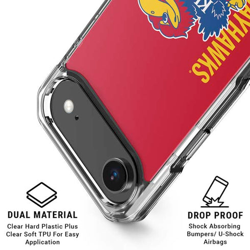 University of Kansas Jayhawks KU iPhone 17 Air Clear Case
