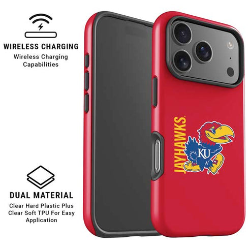 University of Kansas Jayhawks KU iPhone 17 Pro Max Magsafe Impact Case