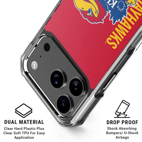 University of Kansas Jayhawks KU iPhone 18 Pro Clear Case