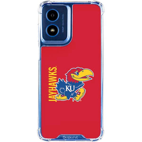 University of Kansas Jayhawks KU Moto G 5G (2024) Clear Case