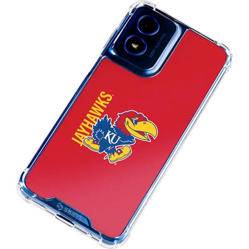 University of Kansas Jayhawks KU Moto G 5G (2024) Clear Case