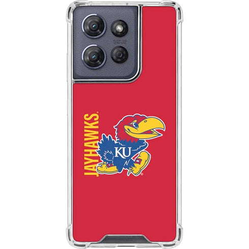 University of Kansas Jayhawks KU Moto G Play 5G (2025) Clear Case