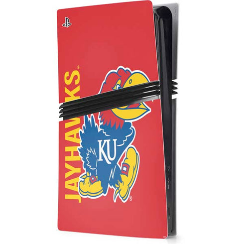 University of Kansas Jayhawks KU PS5 Pro Console Skin