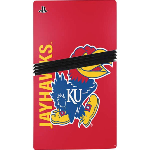 University of Kansas Jayhawks KU PS5 Pro Console Skin