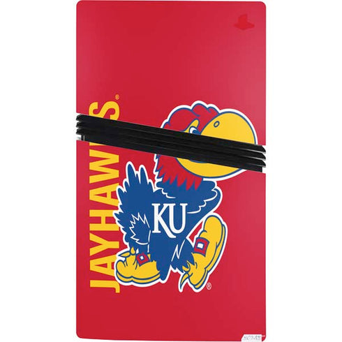 University of Kansas Jayhawks KU PS5 Pro Console Skin