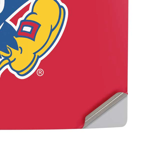 University of Kansas Jayhawks KU PS5 Pro Disk Console Skin