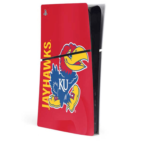 University of Kansas Jayhawks KU PS5 Slim Digital Edition Console Skin