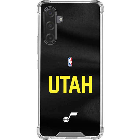 NBA Utah Jazz Jersey Galaxy A17 Clear Case