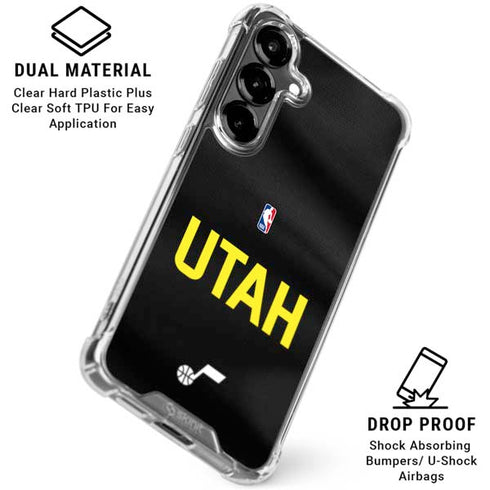 NBA Utah Jazz Jersey Galaxy S26 Clear Case