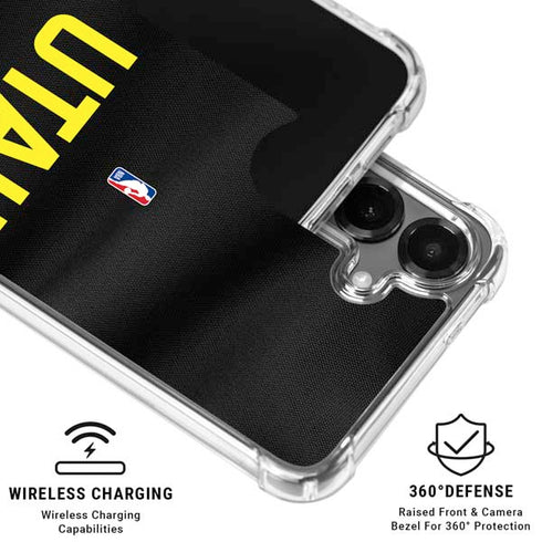 NBA Utah Jazz Jersey Galaxy S26 Plus Clear Case