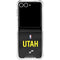 NBA Utah Jazz Jersey Galaxy Z Flip7 Clear Case