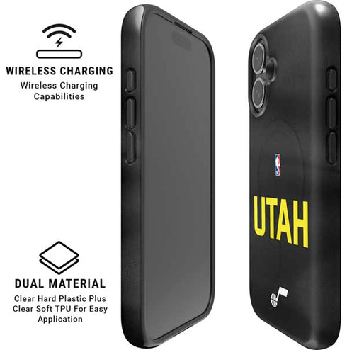 NBA Utah Jazz Jersey iPhone 16 Magsafe Impact Case