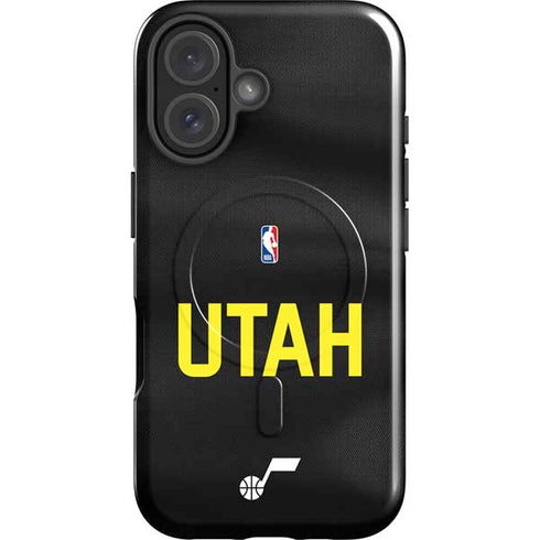 NBA Utah Jazz Jersey iPhone 16 Plus Magsafe Impact Case