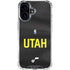 NBA Utah Jazz Jersey iPhone 17 Clear Case