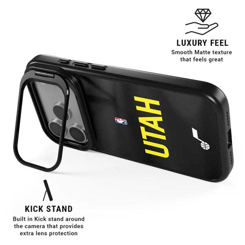 NBA Utah Jazz Jersey iPhone 17 Pro Kickstand Case
