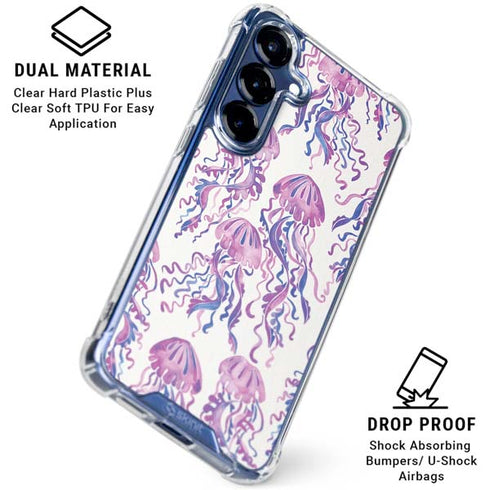 Jellyfish by Cat Coq Galaxy S25 Clear Case