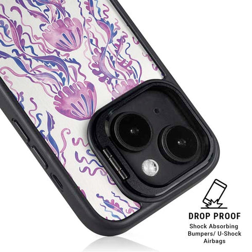 Jellyfish by Cat Coq iPhone 15 Plus Kickstand Case