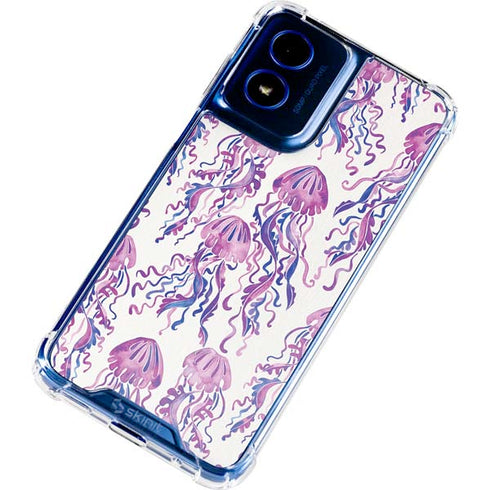 Jellyfish by Cat Coq Moto G Play 4G (2024) Clear Case