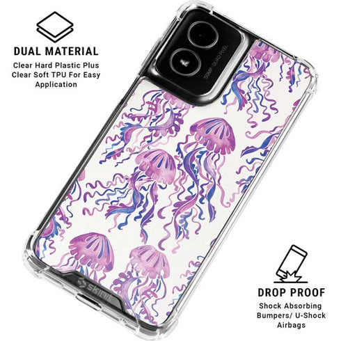 Jellyfish by Cat Coq Moto G Power 5G (2024) Clear Case