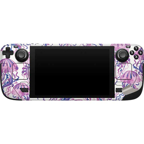 Cat Coq Jellyfish Steam Deck Handheld Gaming Computer Skin