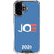 Joe 2020 Political iPhone 16 Plus Clear Case