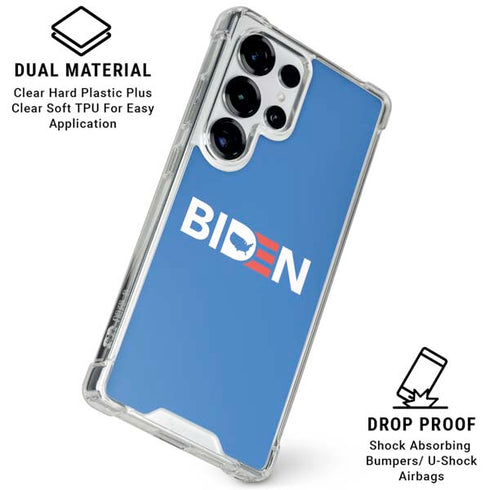 Joe Biden Political Galaxy S25 Ultra Clear Case