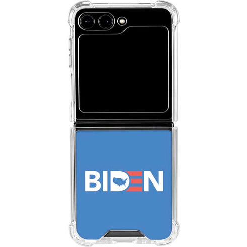 Joe Biden Political Galaxy Z Flip6 Clear Case